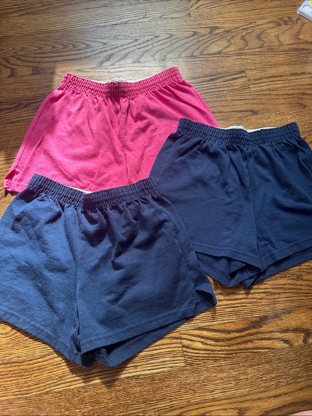 Soffe 2000’s Navy and pink Elastic-Waist Jersey Shorts
Note: comes with all